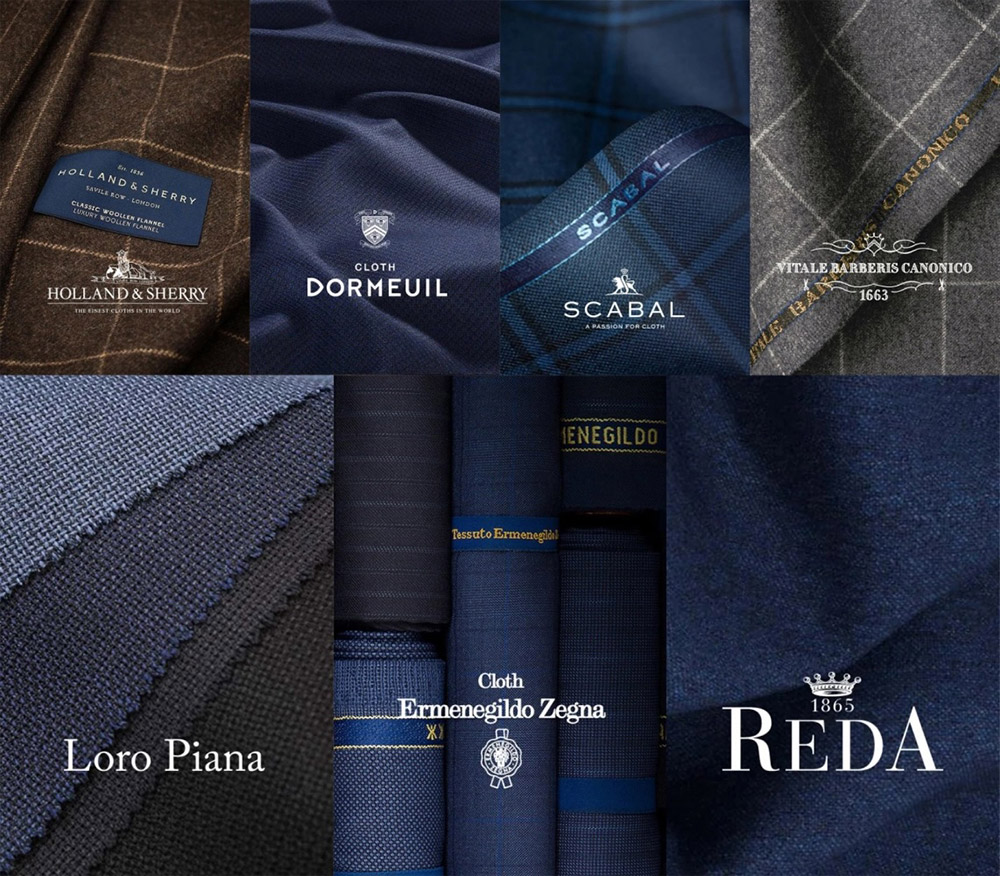 Fabric merchants bespoke suits london